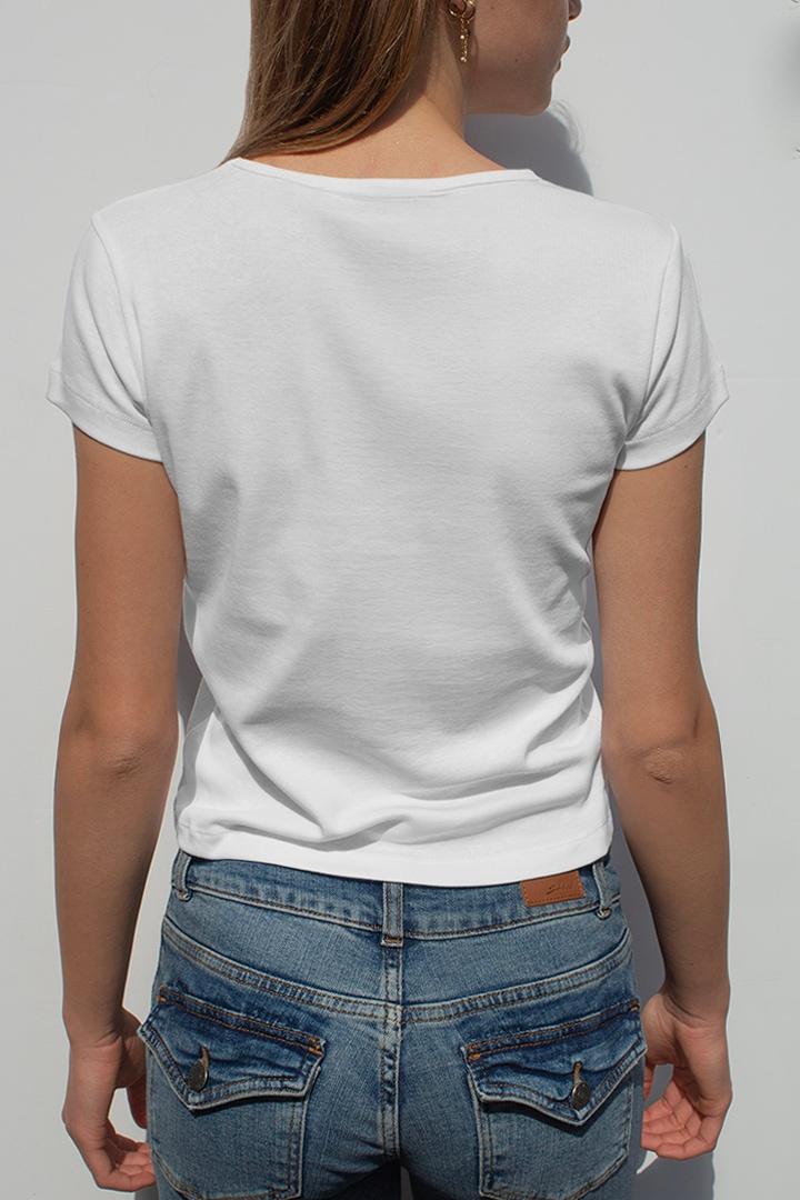 Flowers patch t-shirt Product Image