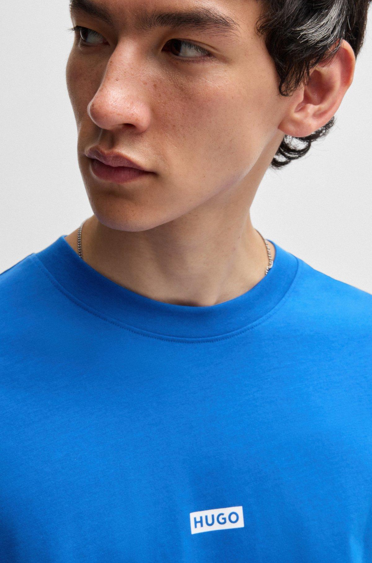 Loose-fit T-shirt in cotton with rear logo artwork Product Image