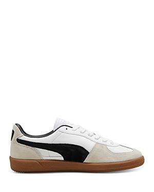 PUMA Mens PUMA Palermo Leather - Mens Shoes Gum/Black/Feather Grey Product Image
