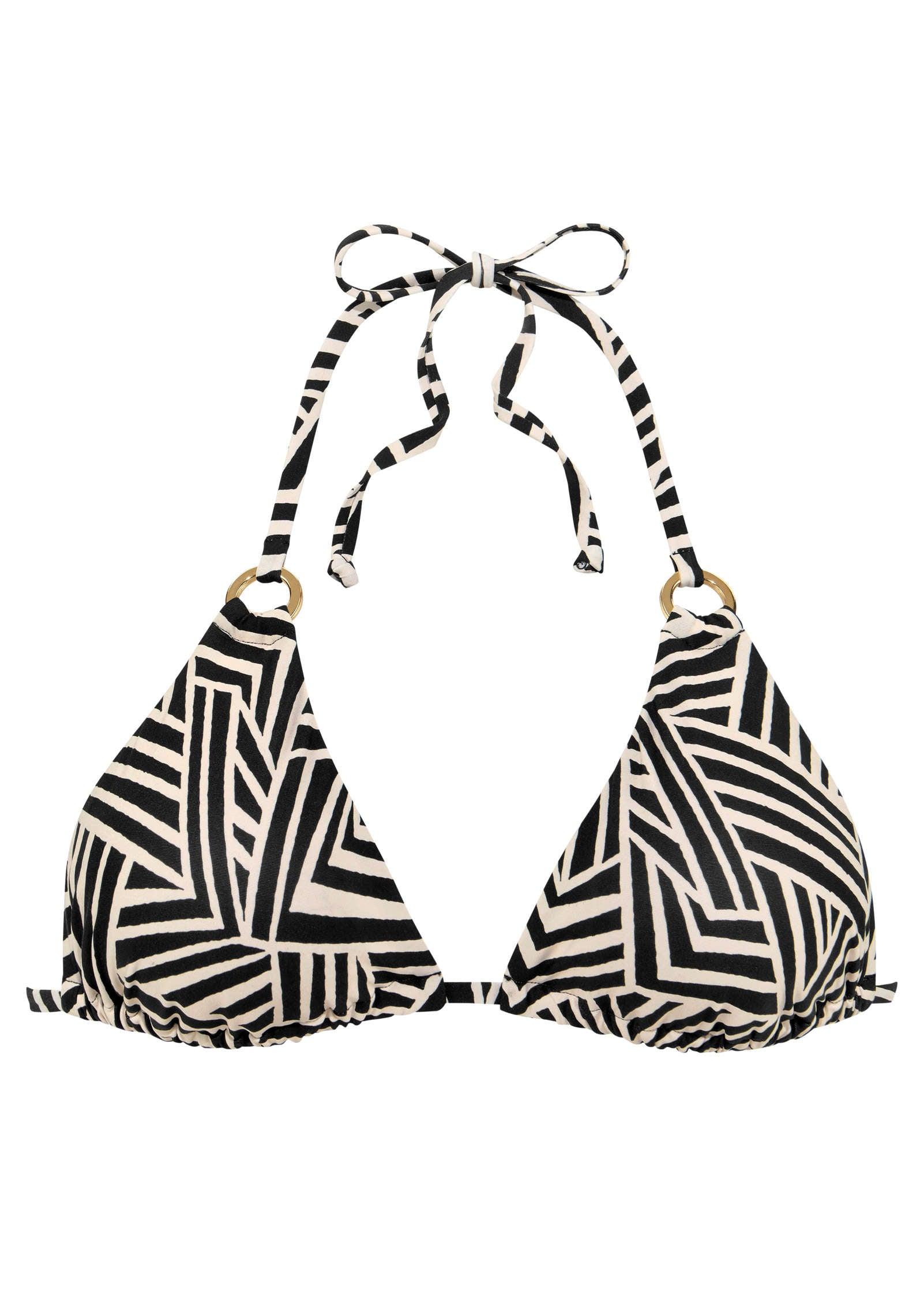 Ring Triangle Bikini Top - Zig-Zag Tribal Product Image
