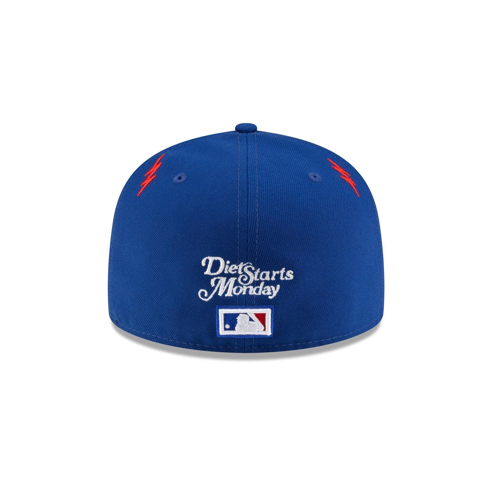 Diet Starts Monday x Texas Rangers Lightening Bolts 59FIFTY Fitted Hat Male Product Image