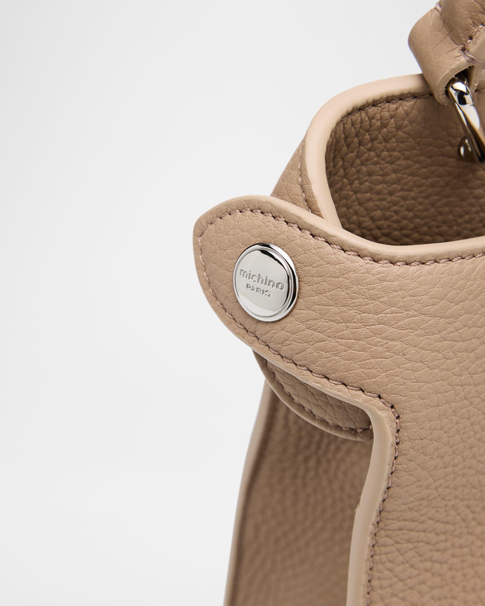 Lutece Mini Grained Leather Top-Handle Bag Product Image