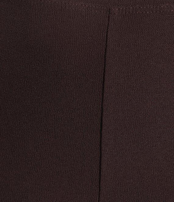 Eileen Fisher Stretch Crepe Flat Front Slim Ankle Pants Product Image