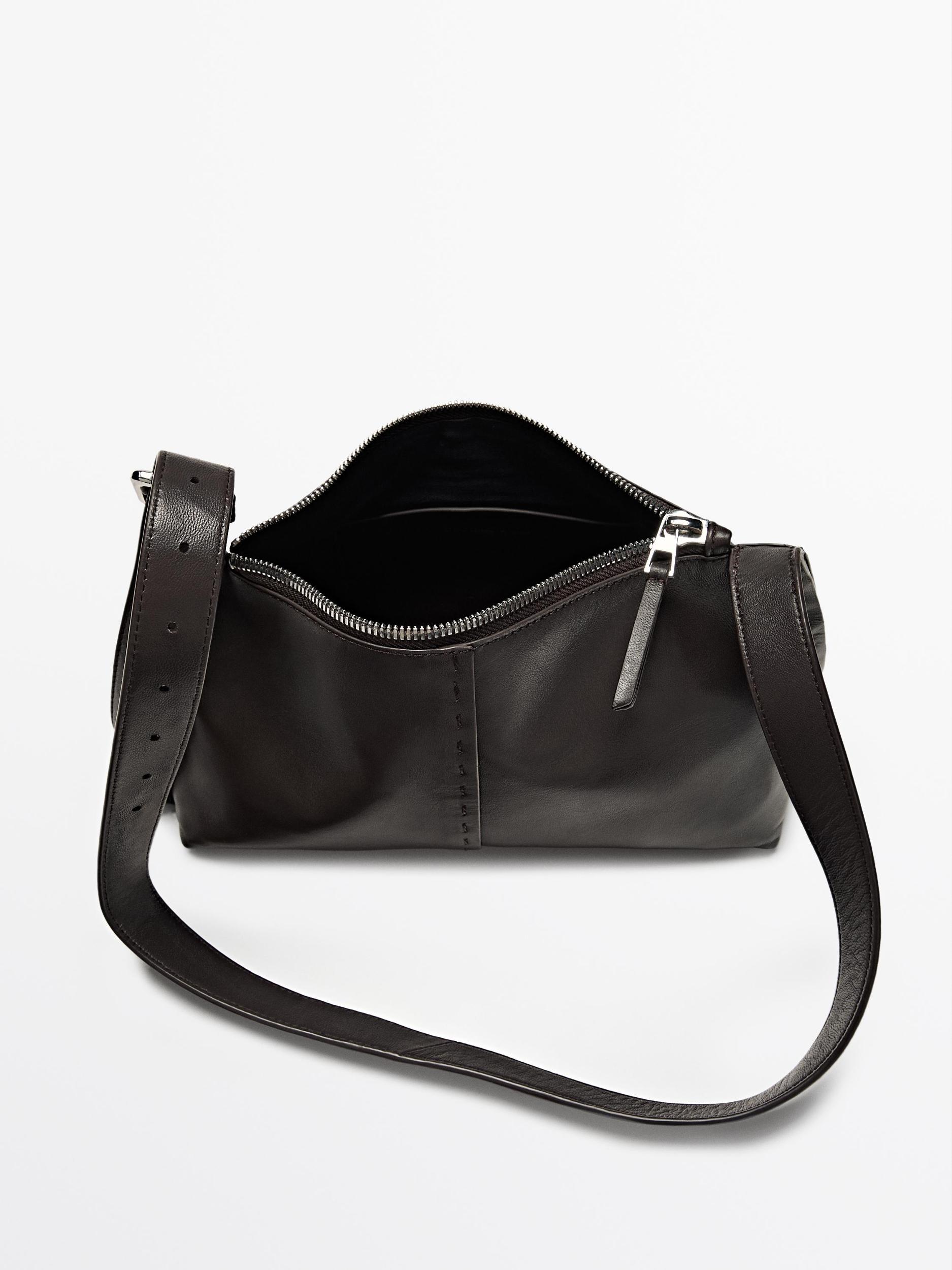 Nappa leather mini crossbody bag Product Image
