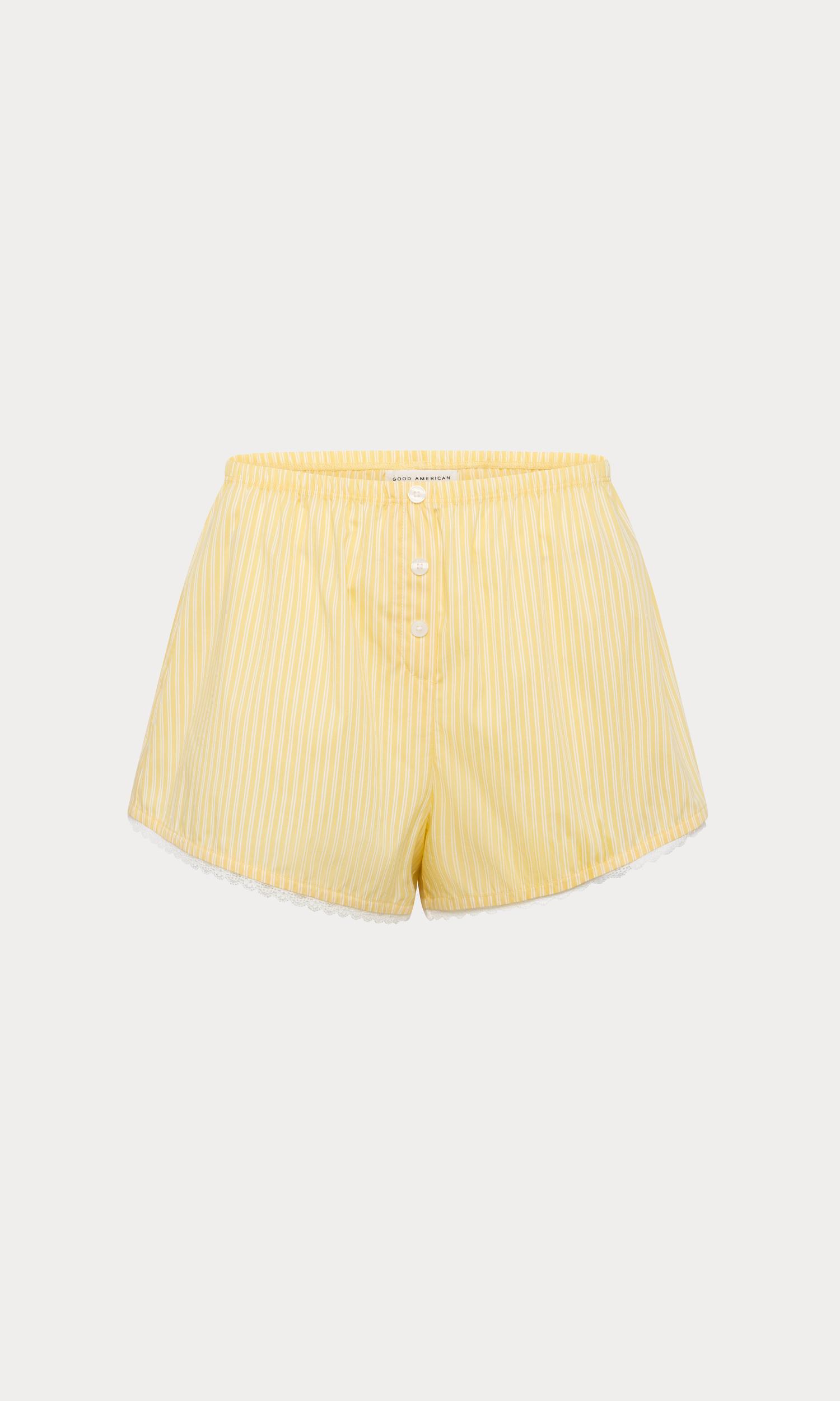 POPLIN PULL ON BOXER SHORTS | BUTTERBEAM STRIPE Product Image