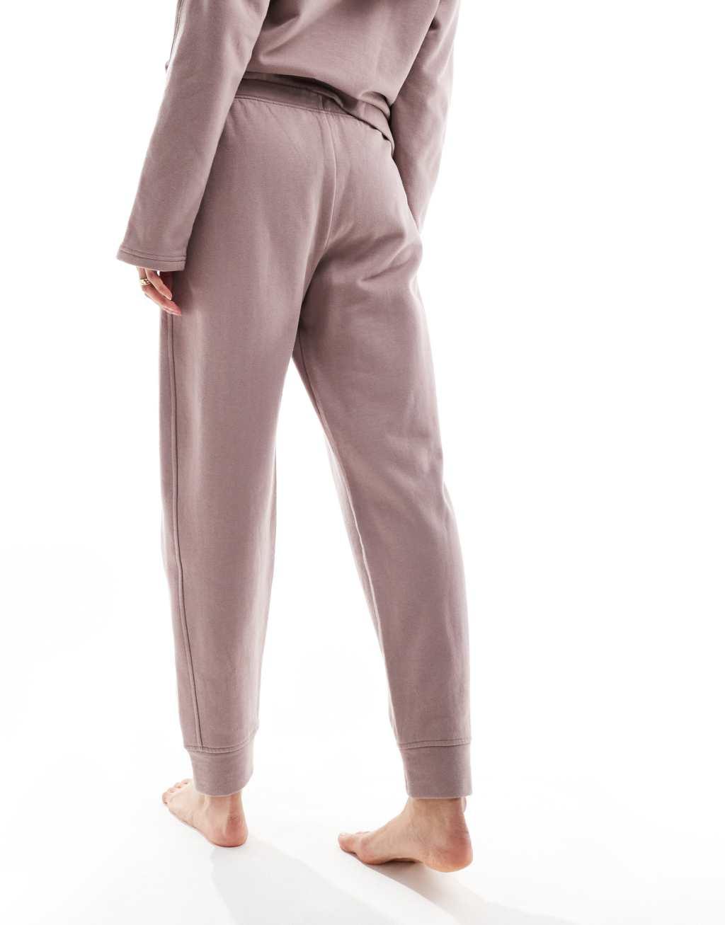 Calvin Klein Tonal Logo logo lounge sweatpants in sand Product Image