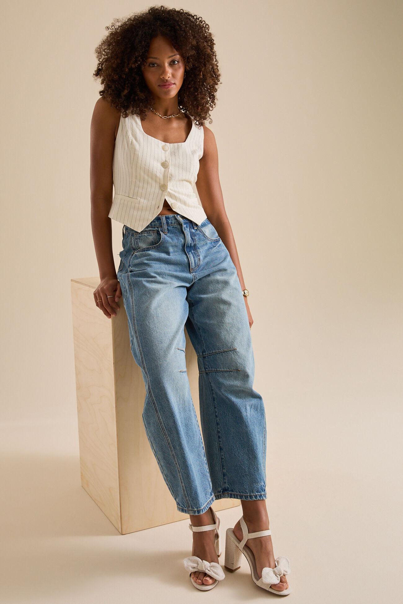 Lauren Striped Button Up Vest Product Image