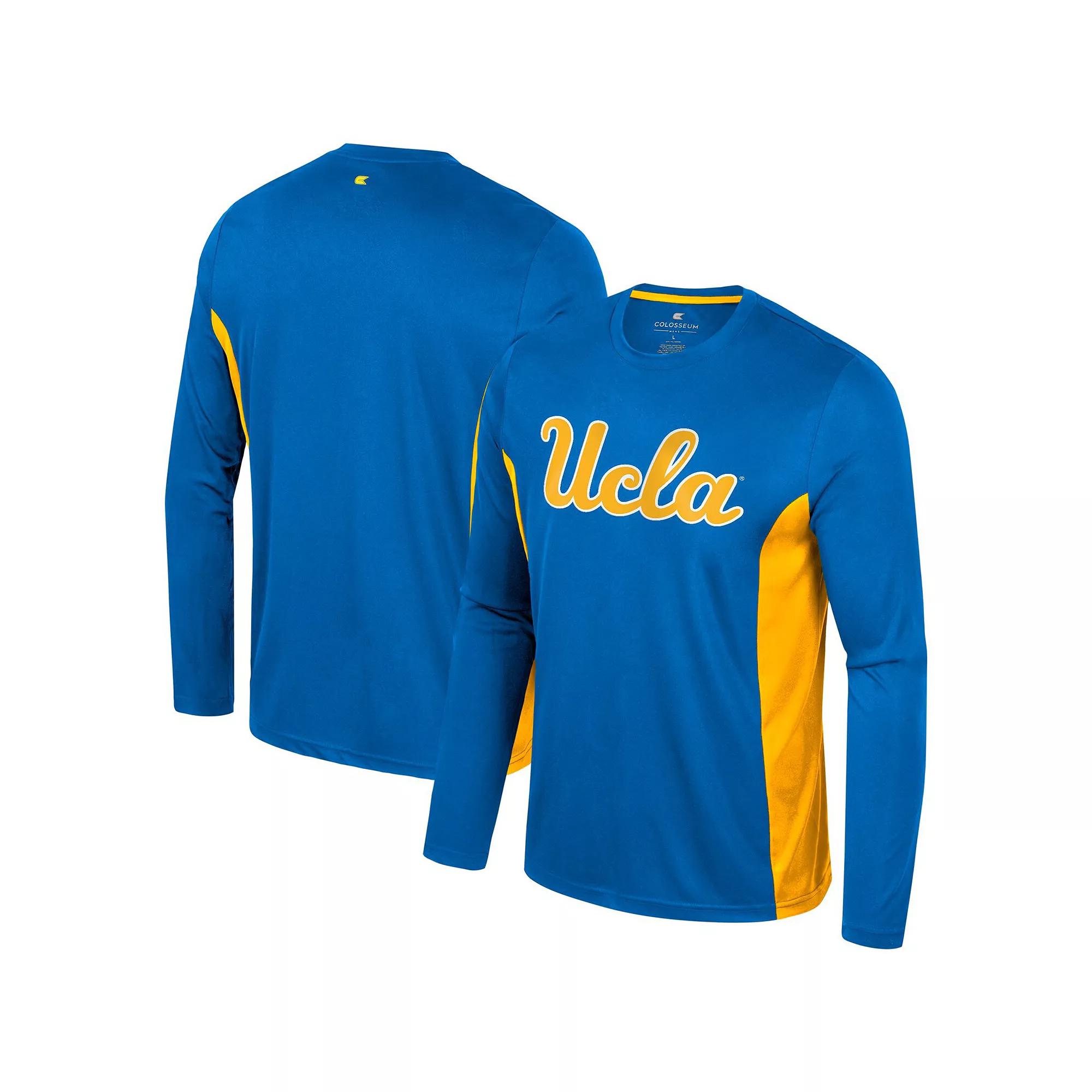 Men's Colosseum Blue UCLA Bruins Warm Up Long Sleeve T-Shirt, Size: Large Product Image