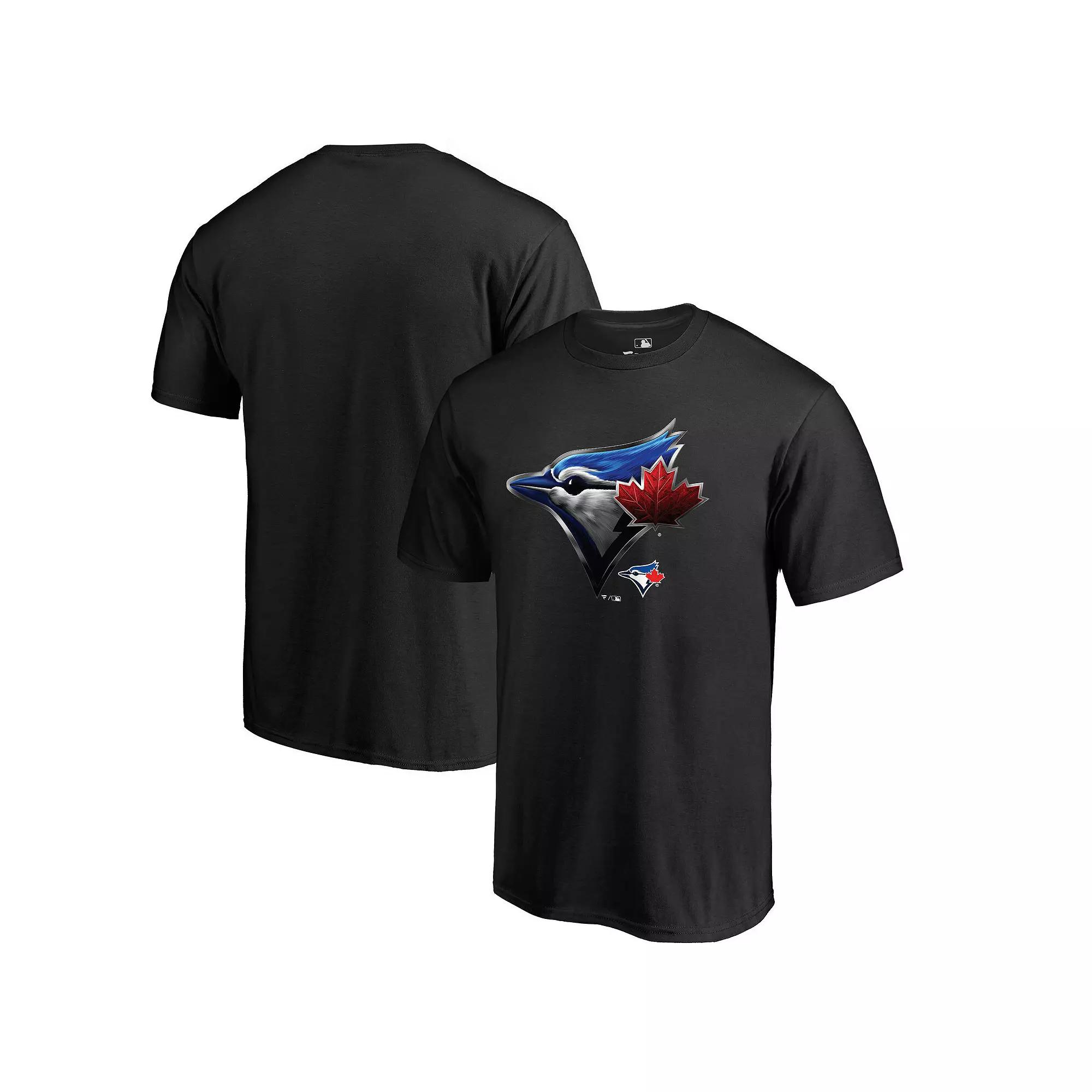 Mens Fanatics Branded Black Toronto Blue Jays Midnight Mascot T-Shirt Product Image