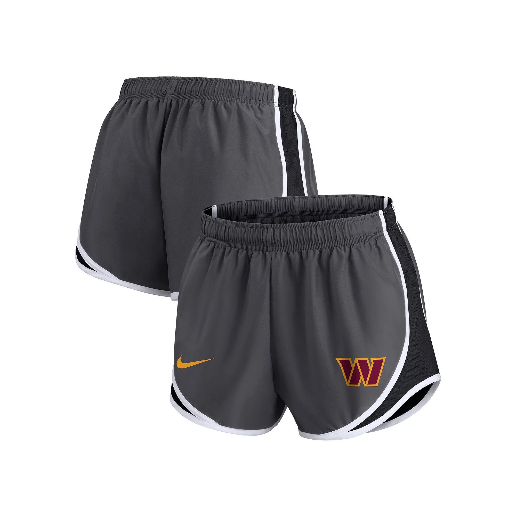 Women's Nike Charcoal Los Angeles Chargers Logo Performance Tempo Shorts,  Product Image