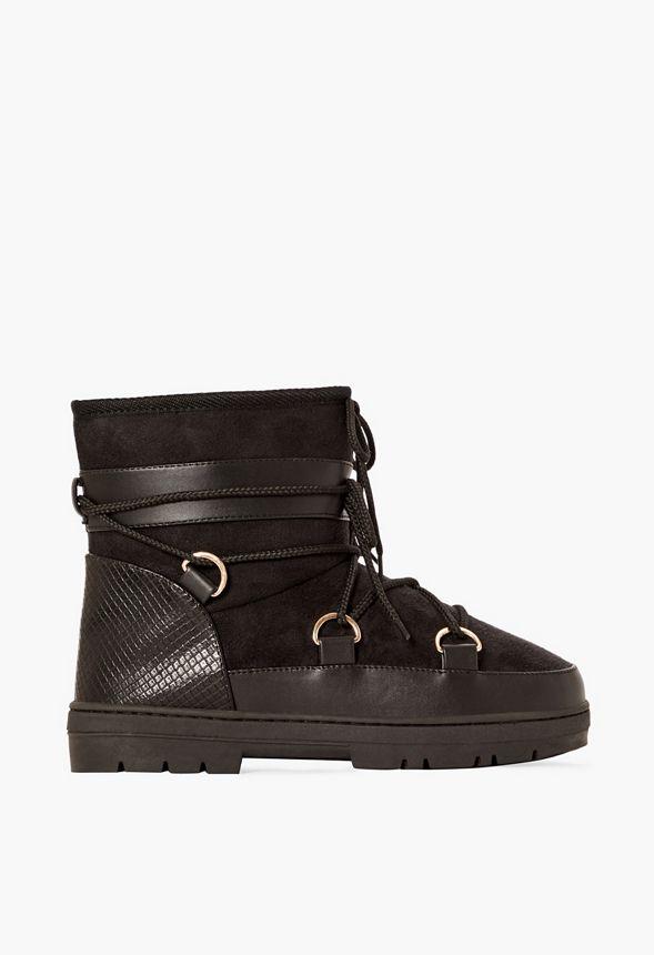 JustFab Margaux Platform Loafer Pump Womens Black/ White Size 8.5 Product Image