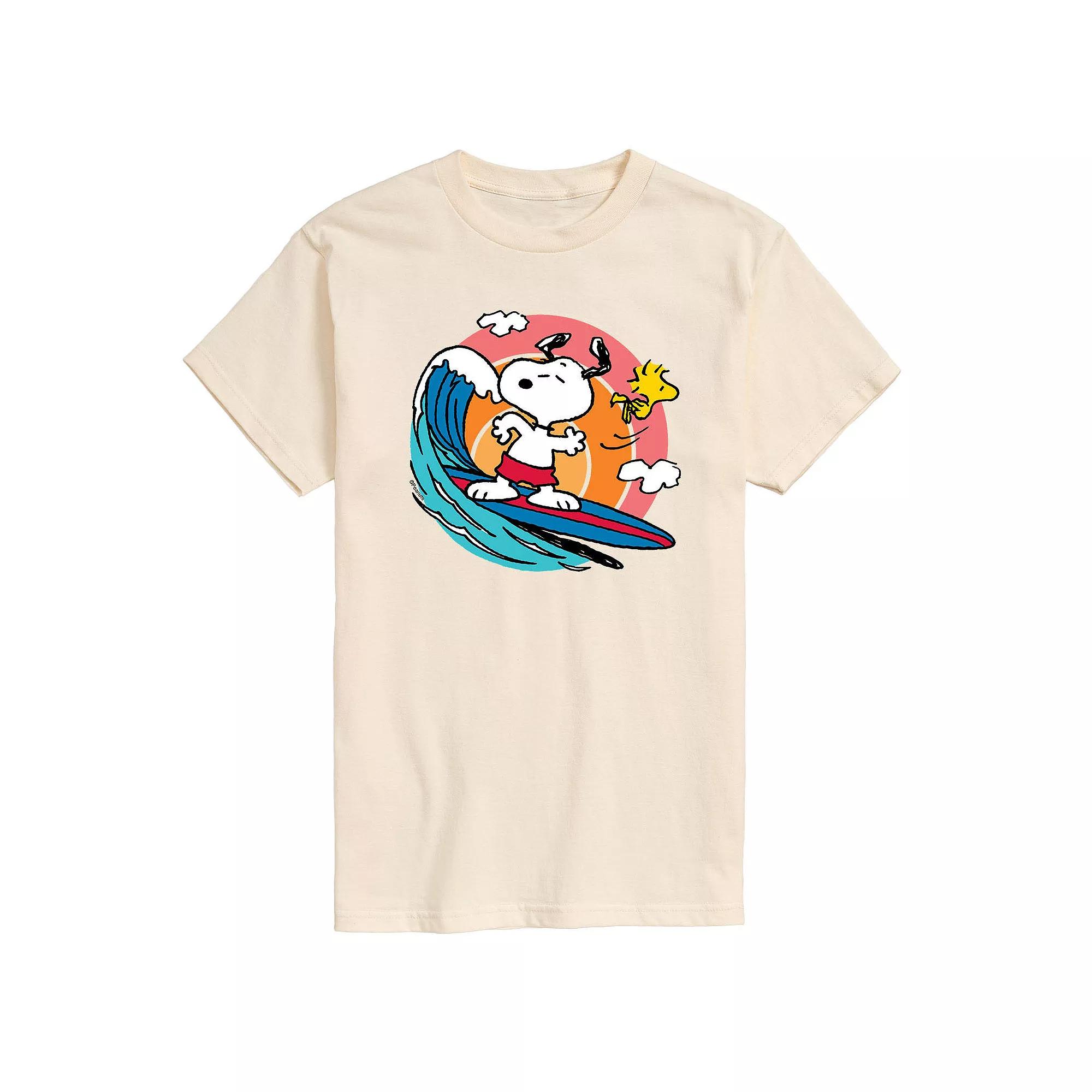 Men's Peanuts Snoopy Surf Tee,  Product Image