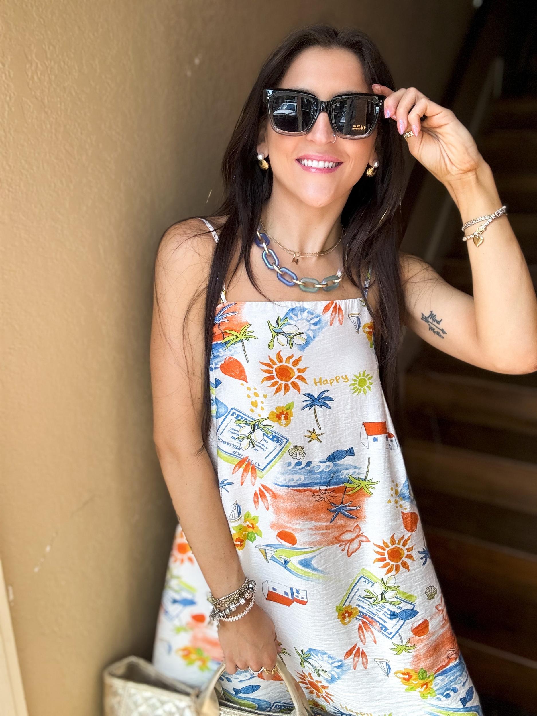 Mediterranean Daydream Dress Product Image