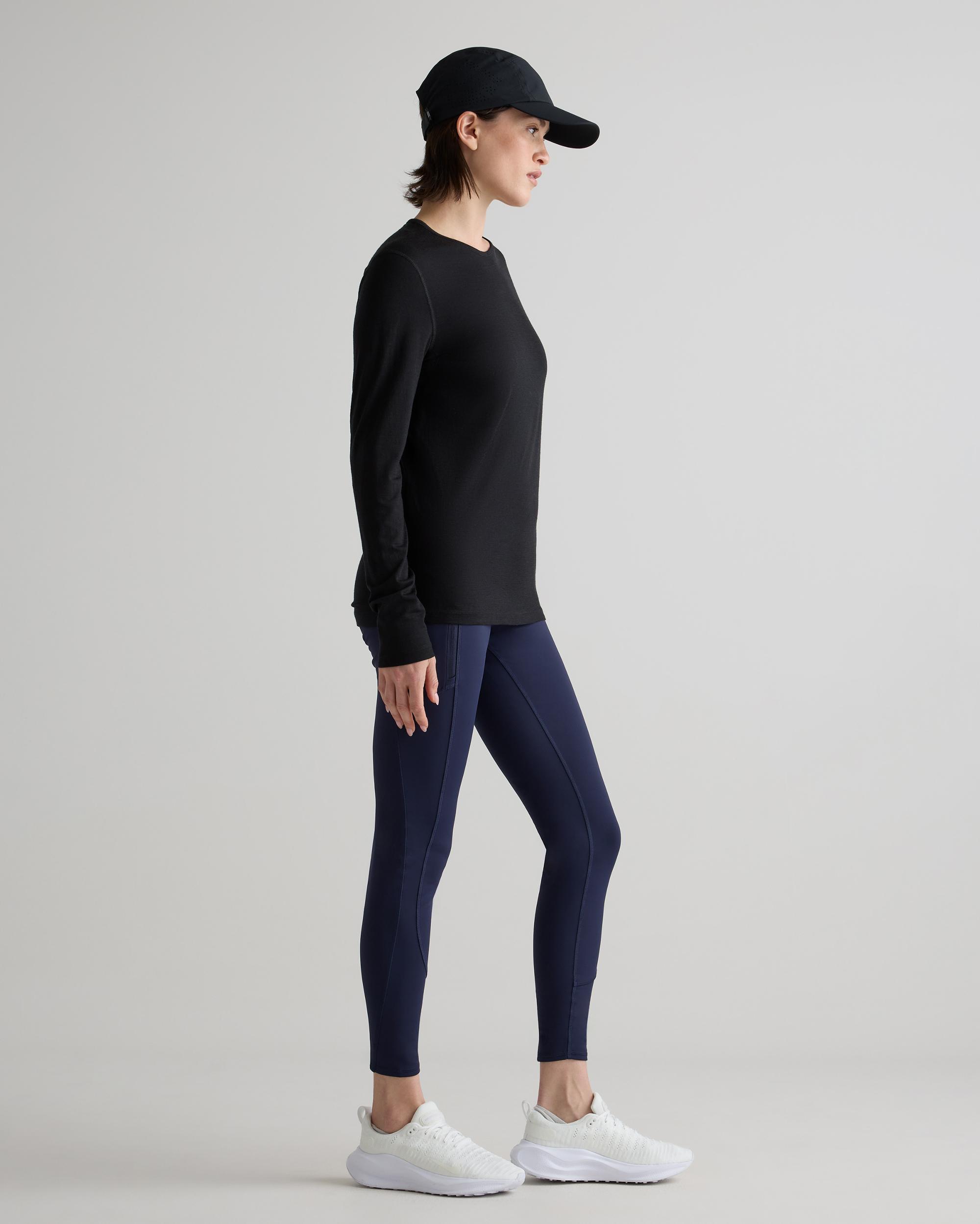 Quince | Women's 100% Merino Wool All-Season Long Sleeve Base Layer Merino/Cotton Product Image