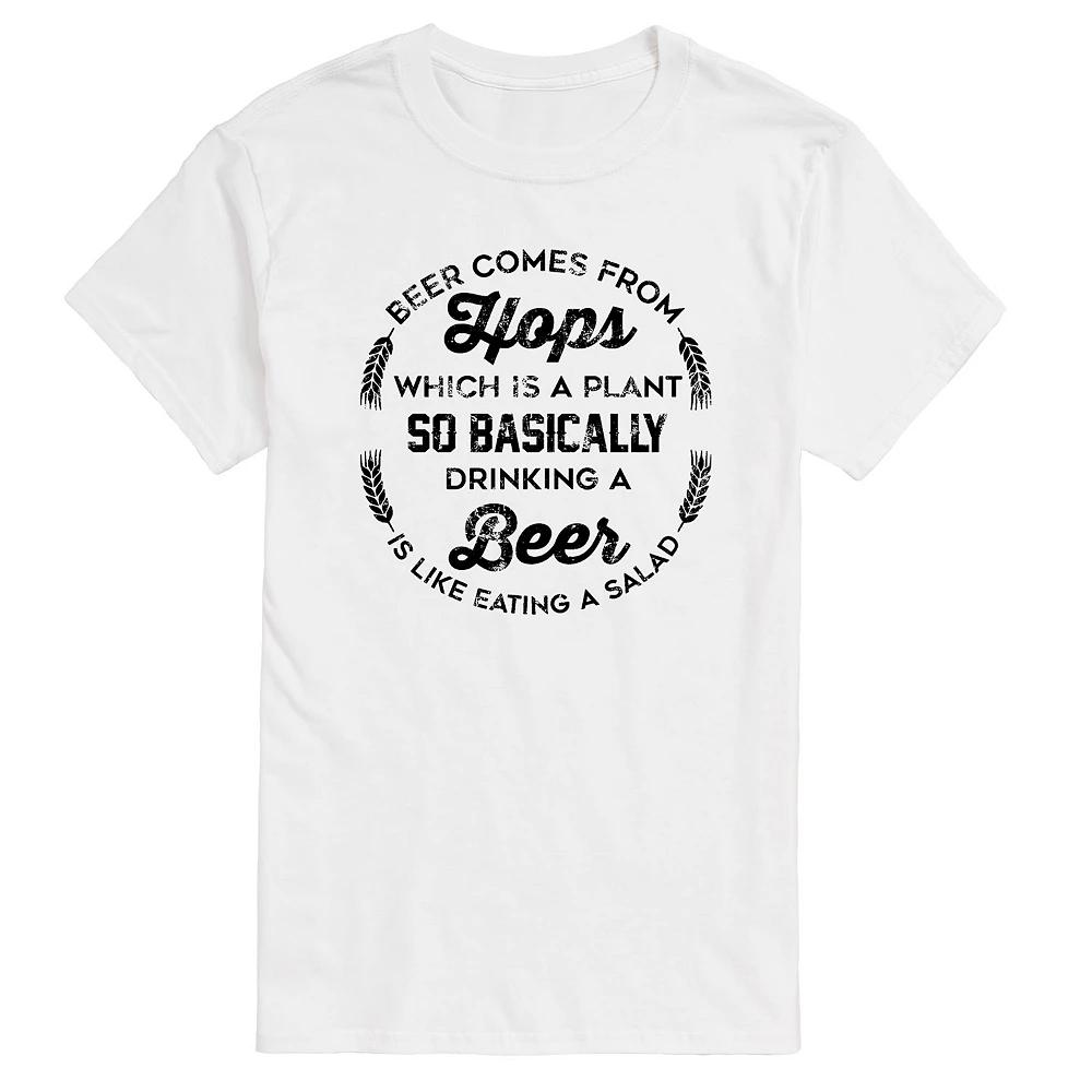 Men's Beer Comes From Hops Graphic Tee,  Product Image