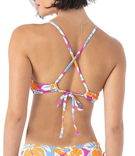 Roxy Topanga Canyon Texture Rib Side Tie Hipster Swim Bottom Product Image