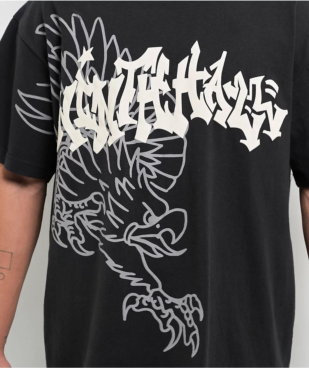 Ninth Hall Ambush Eagle Black T-Shirt Product Image