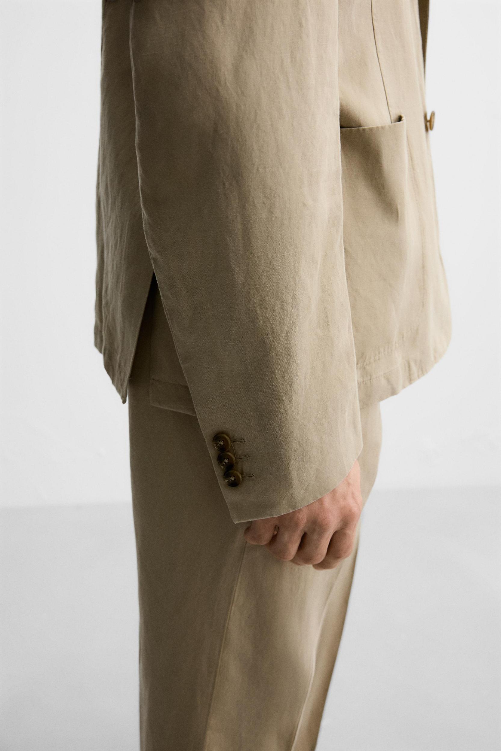 WASHED SUIT BLAZER Product Image