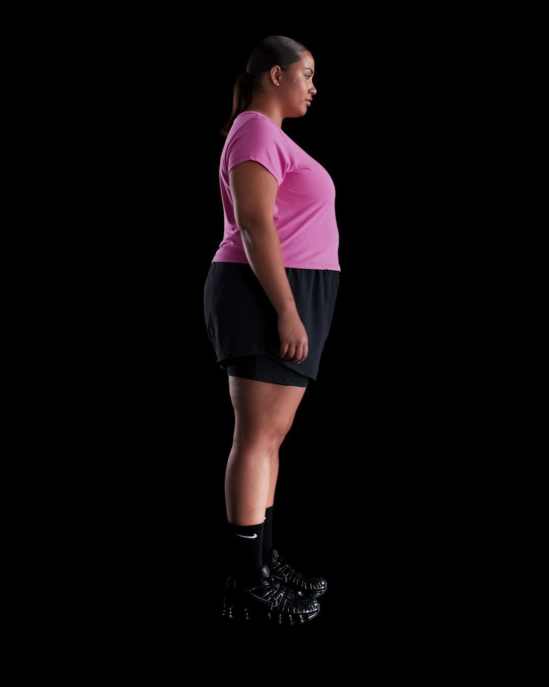 Womens Nike Sportswear Chill Knit Cropped T-Shirt (Plus Size) | FZ2479-675 Product Image