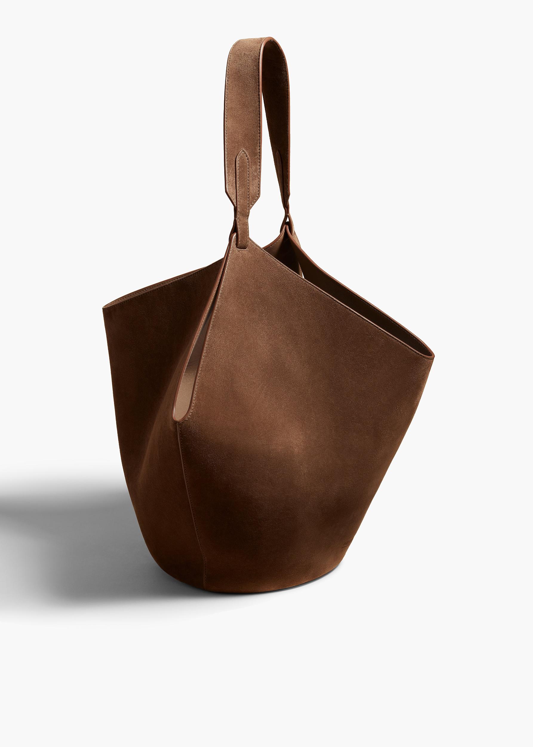 Medium Lotus Tote in Cedar Suede Product Image