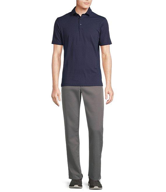 Cremieux Blue Label Tailored Fit Printed Short Sleeve Polo Shirt Product Image