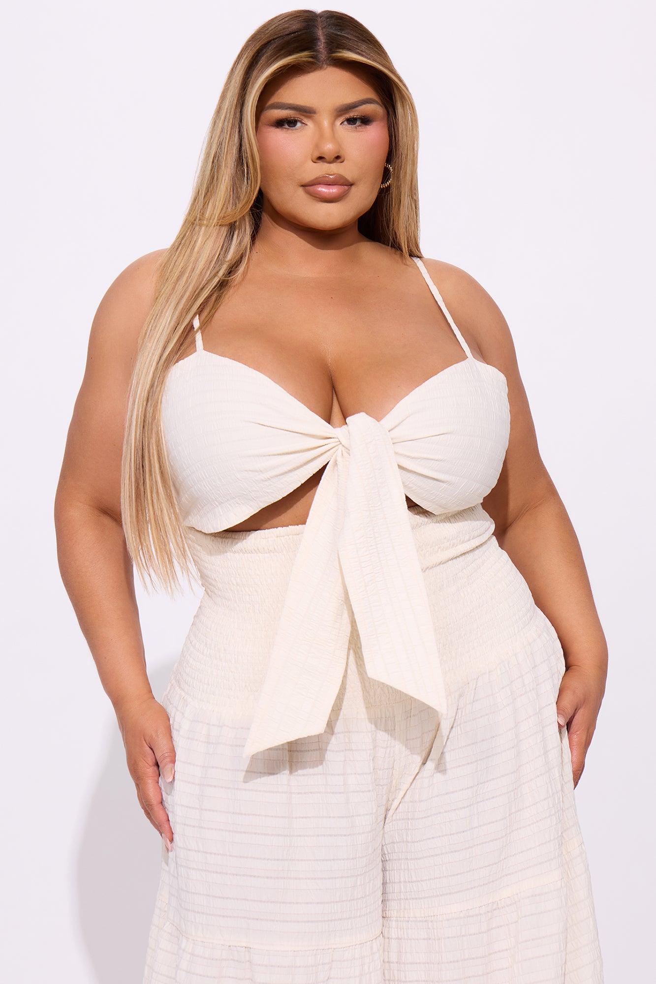 Montego Bay Jumpsuit - Cream Product Image