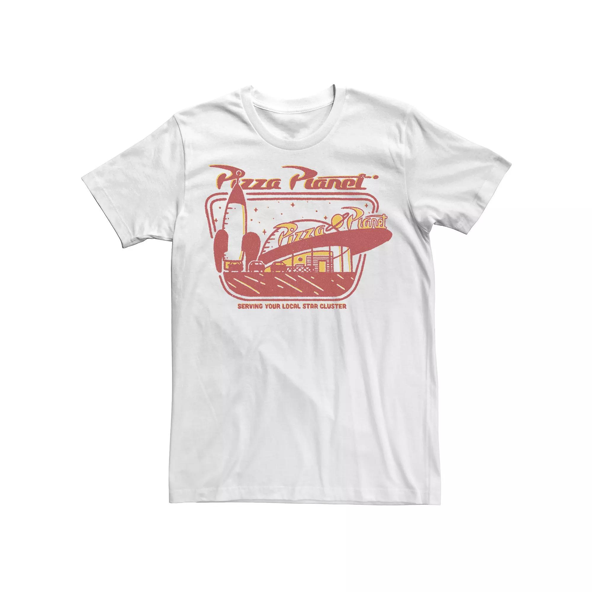 Big & Tall Disney / Pixar Toy Story Pizza Planet Slice Poster Tee, Men's,  Product Image