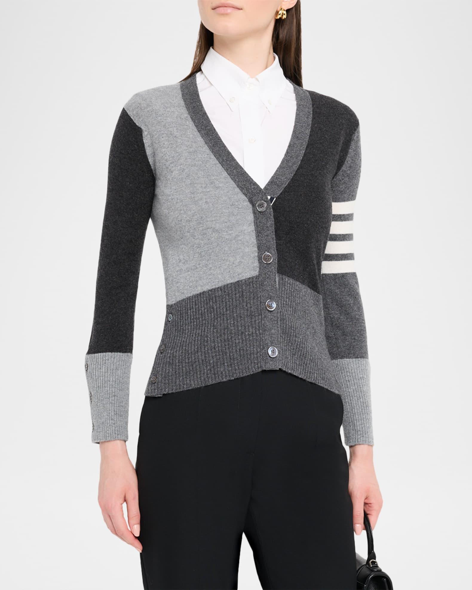 Fun Mix Cashmere V-Neck Cardigan Product Image
