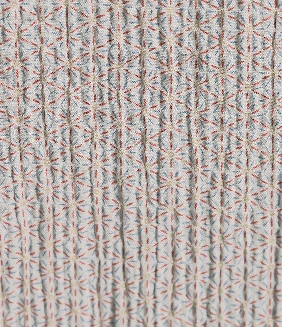 Rowm Short Sleeve Seersucker Geo Print Shirt Product Image