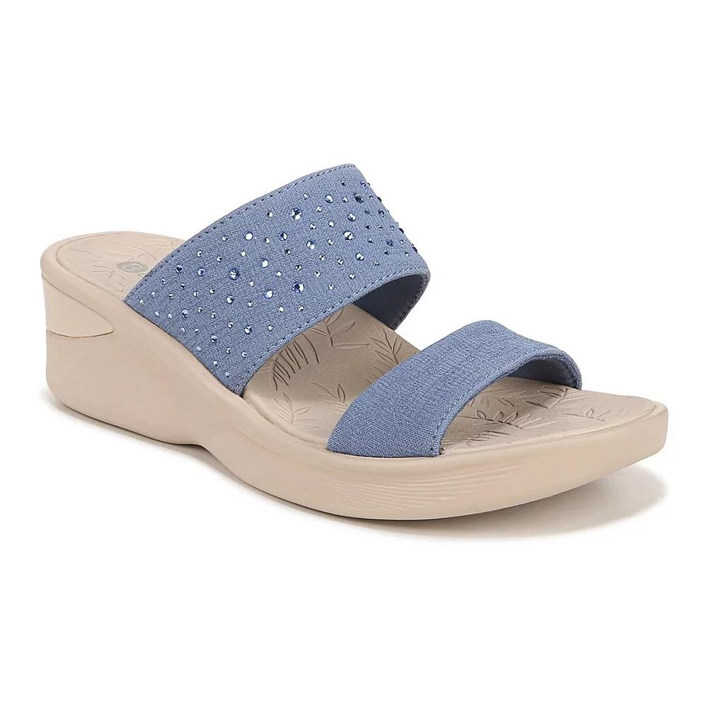 LifeStride Sienna Bright Women's Wedge Sandals, Size: 7.5 Wide, Elemental Blue Product Image