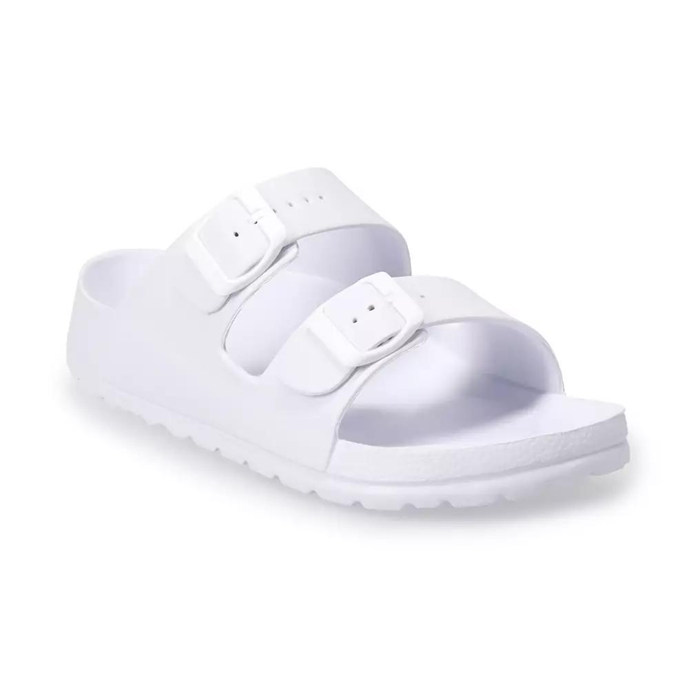 SO® Passion Fruit Women's Slide Sandals, Size: 7, White Product Image