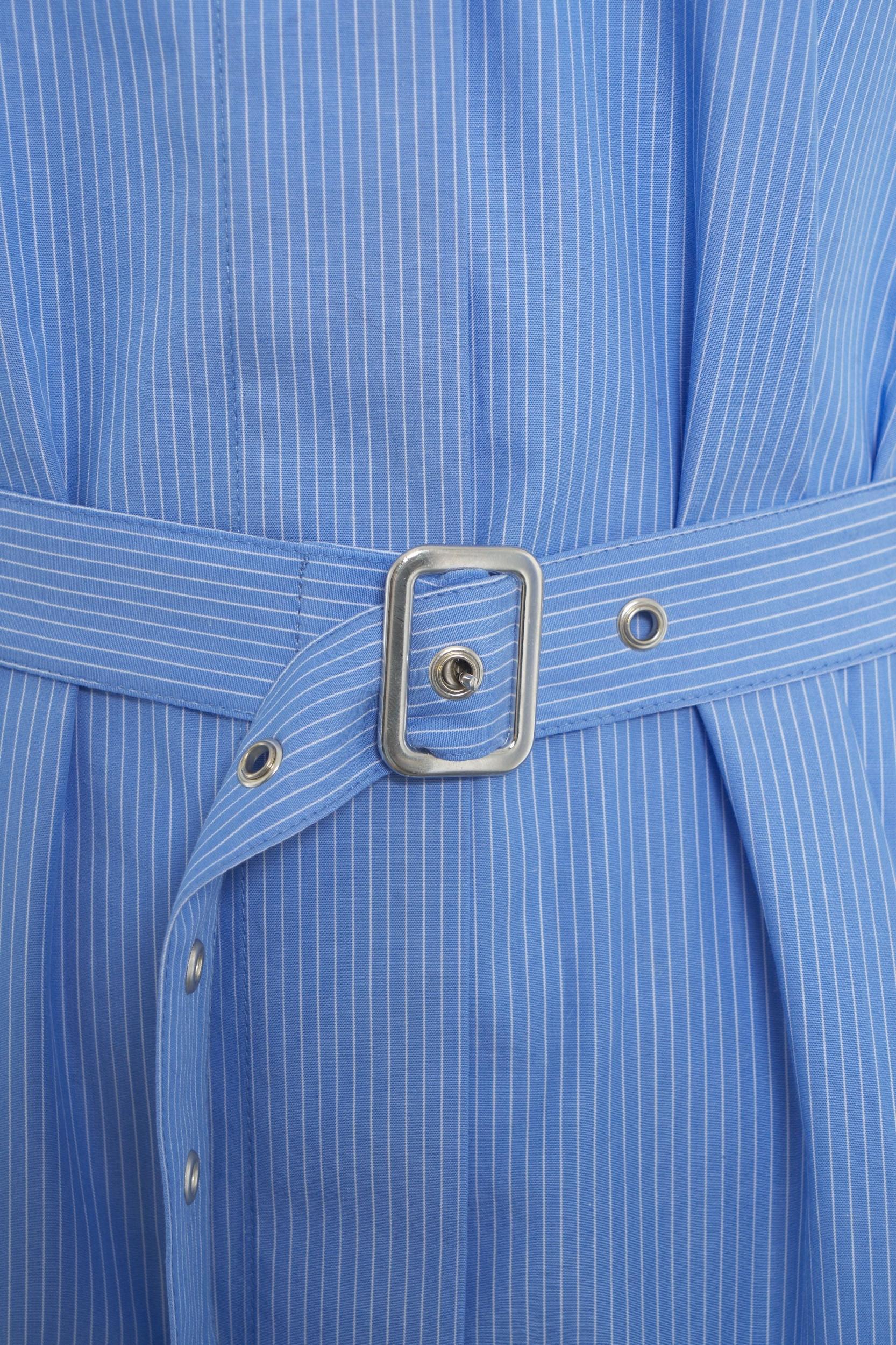 Striped blouse with waist belt Product Image