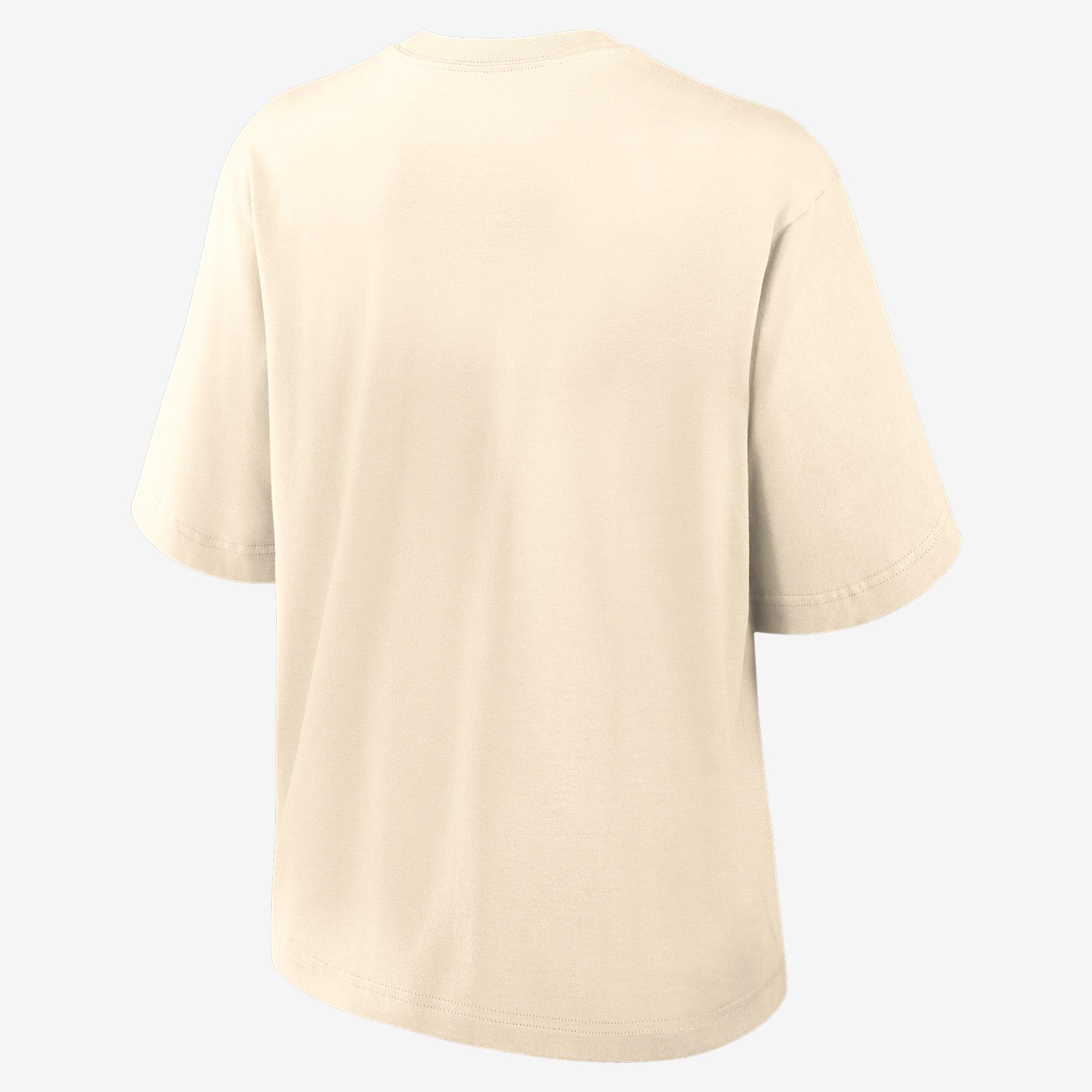 Georgia Established Tag Boxy Nike Womens College T-Shirt | 01CM15ANGB-87M Product Image