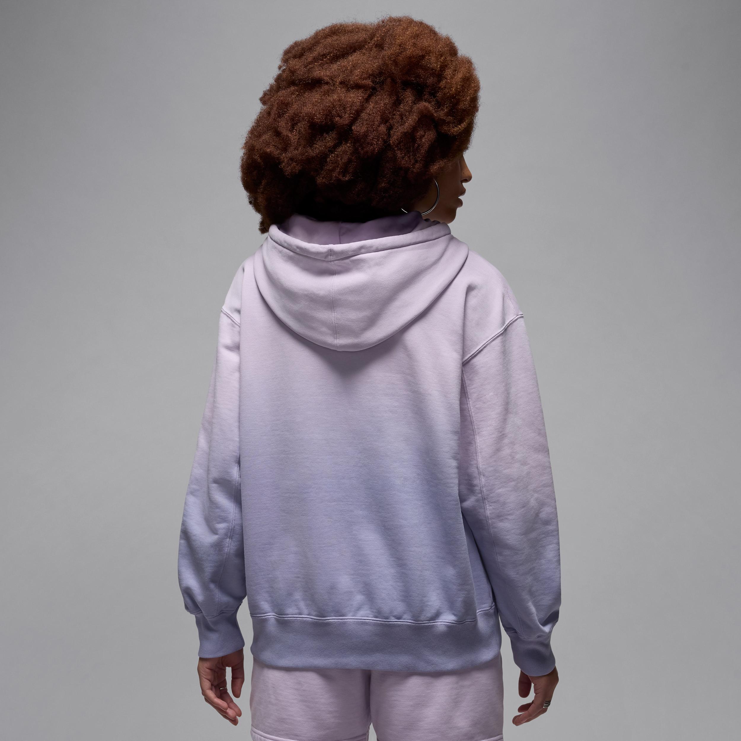 Women's Jordan Flight Fleece Satin-Lined Pullover Hoodie Product Image