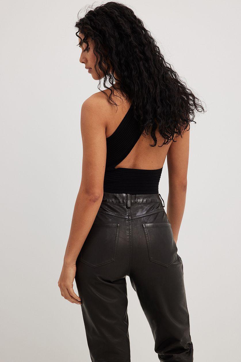 Fine Knitted Wrap Detail Top Product Image