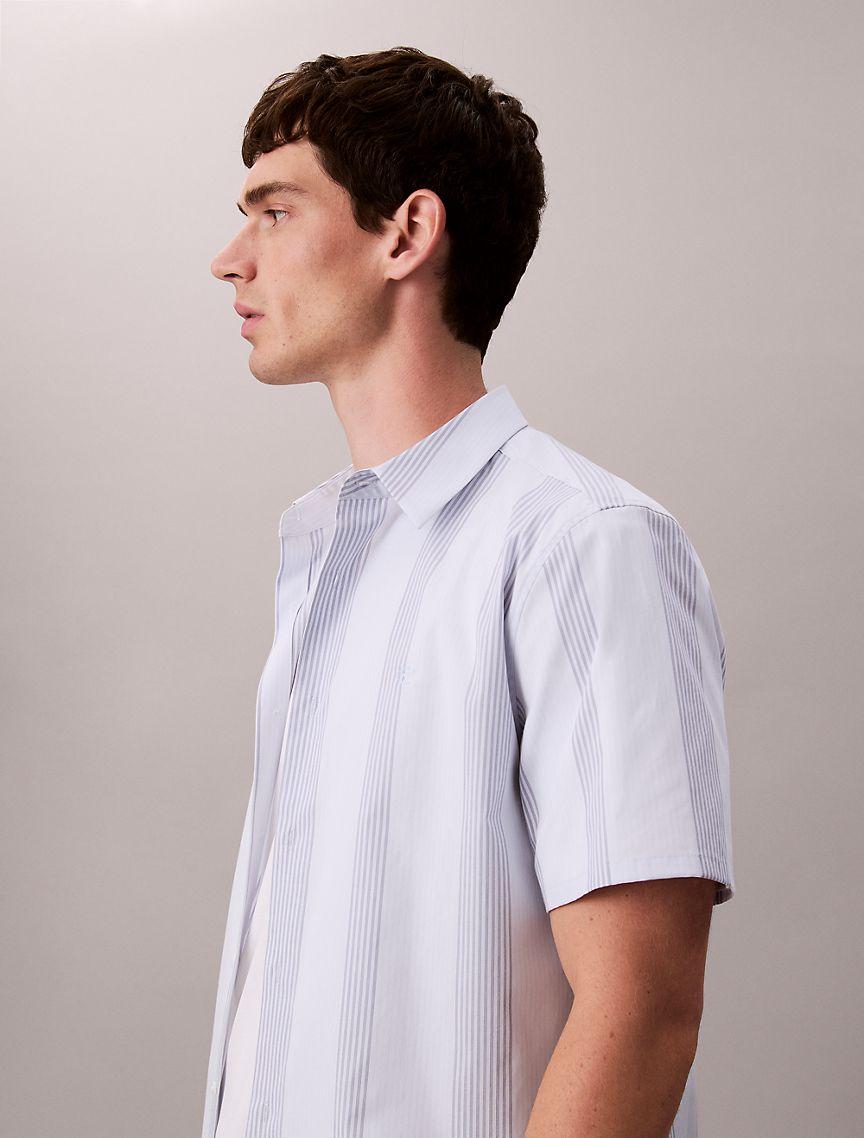 Yarn-Dyed Stripe Stretch Classic Shirt Product Image