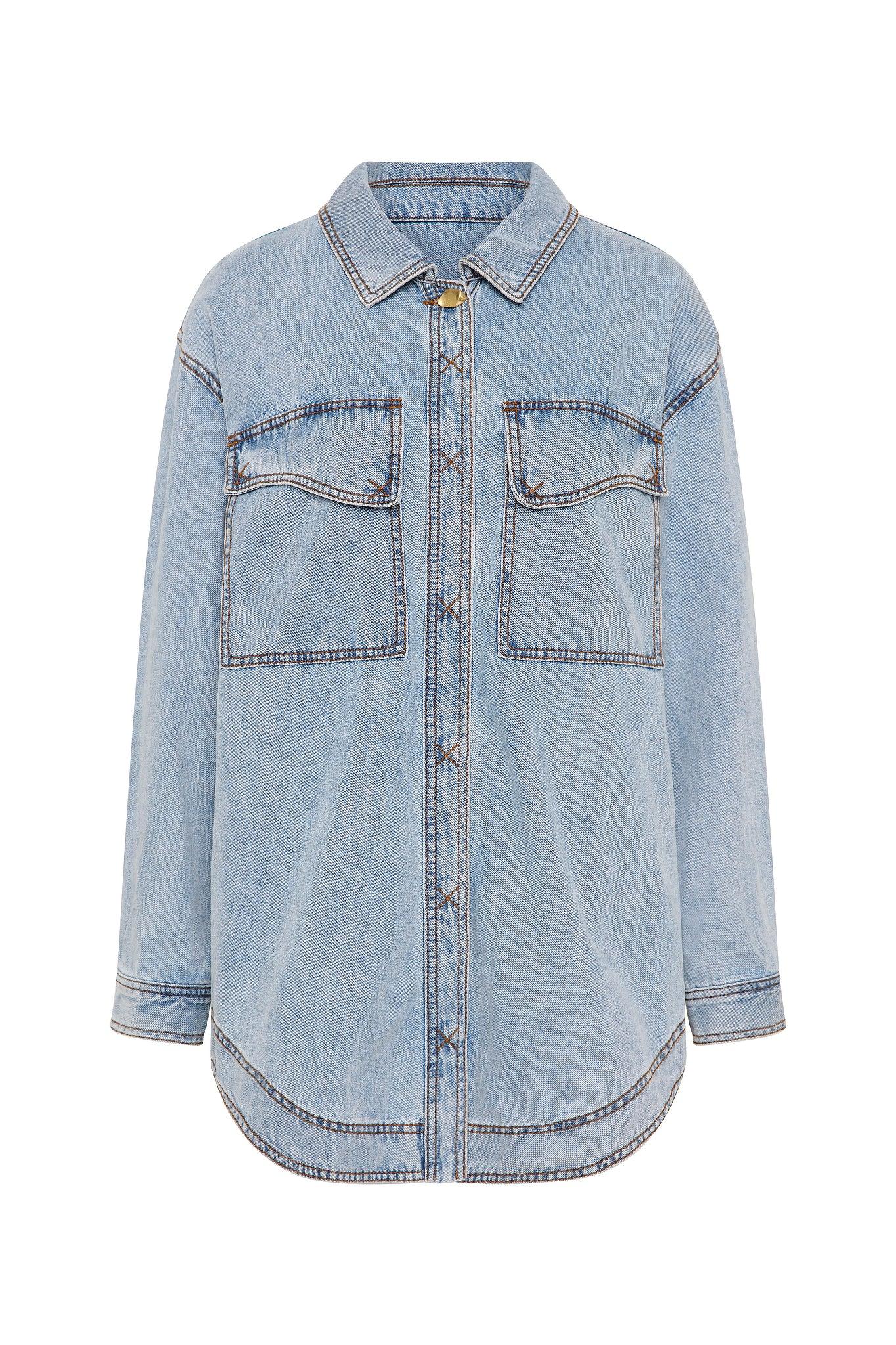 Ray Longline Denim Shirt Product Image