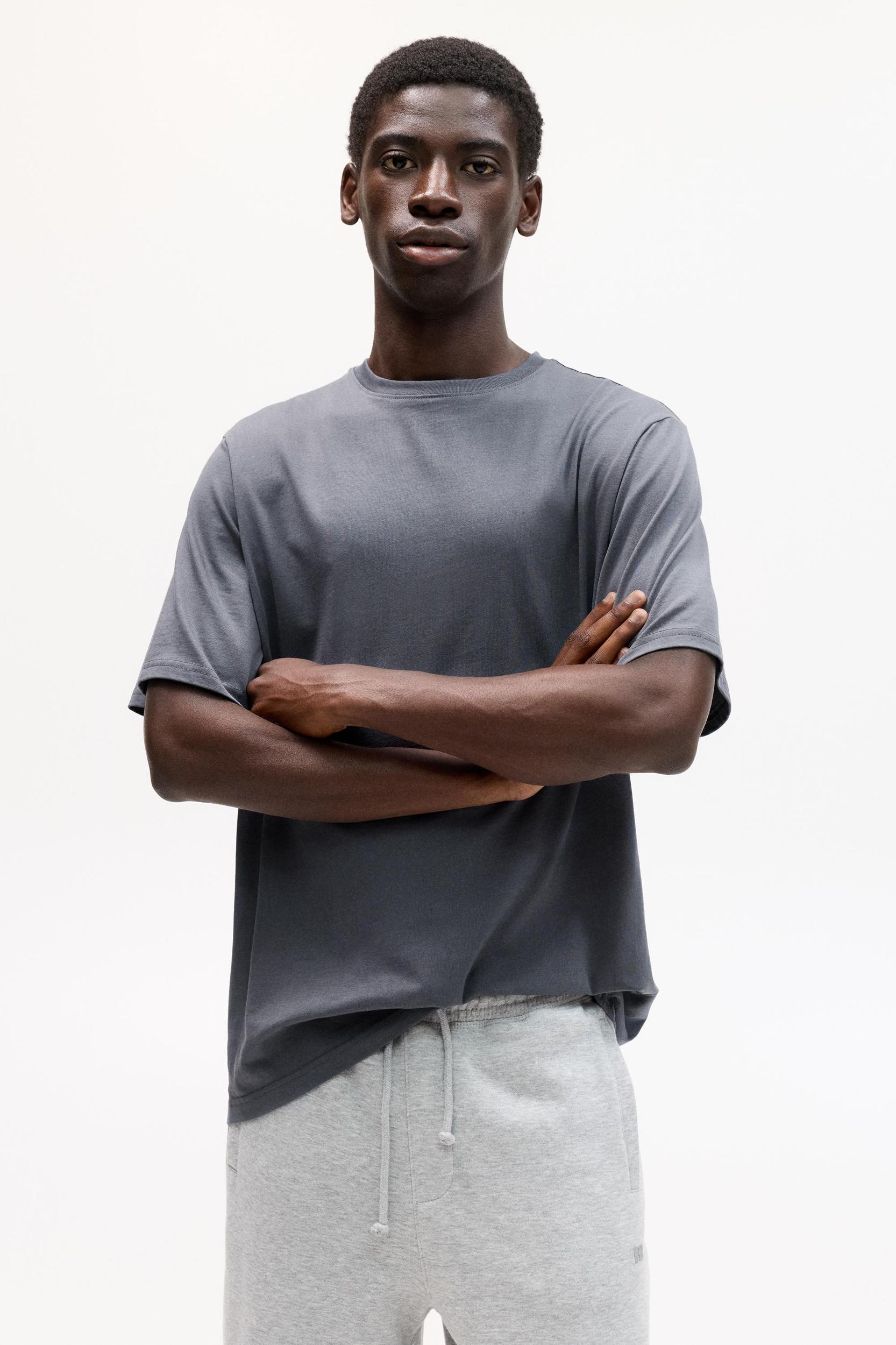 Basic short sleeve cotton T-shirt Product Image