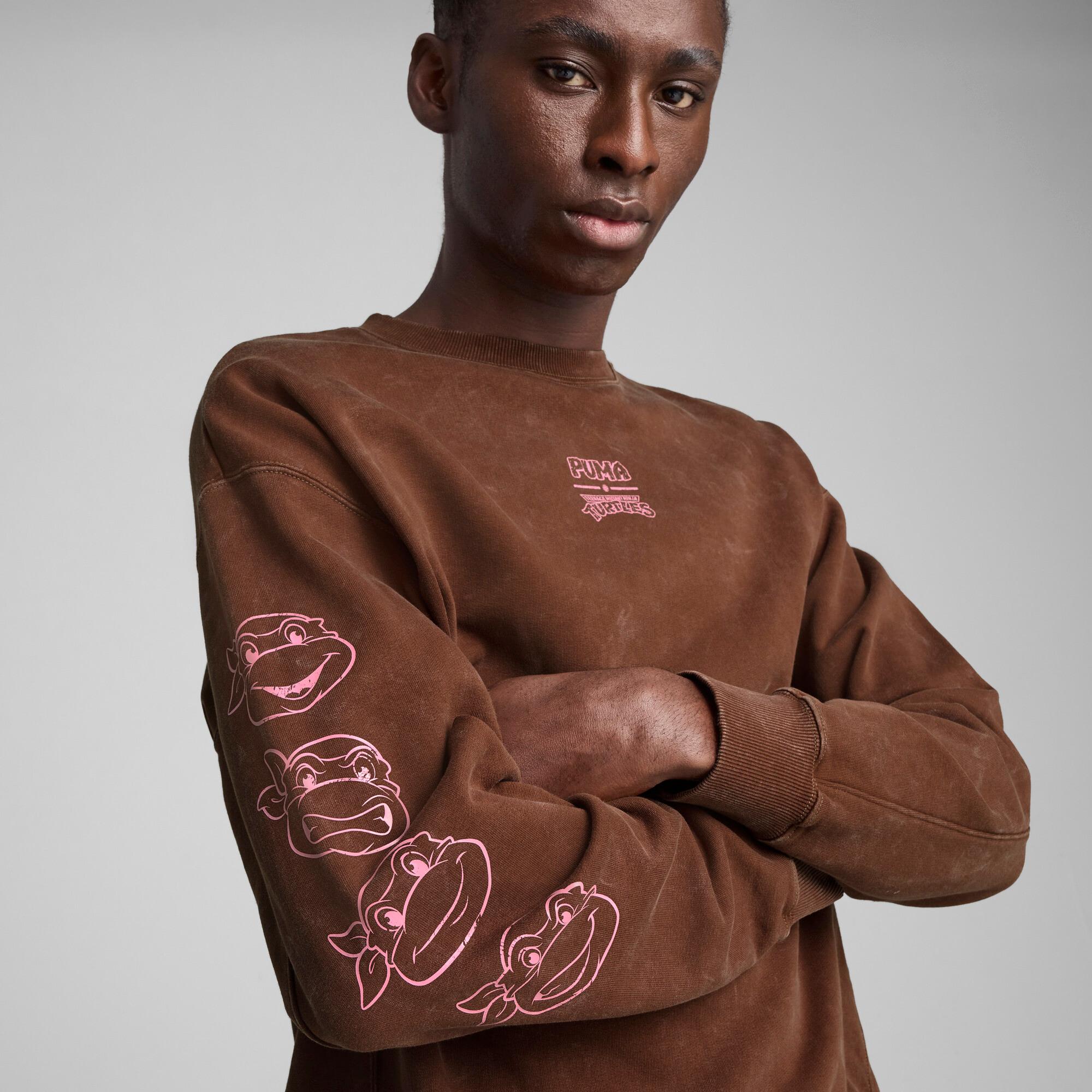 Puma Men's X Tmnt Relaxed Graphic Crew Tr - 630100-37 Male Product Image