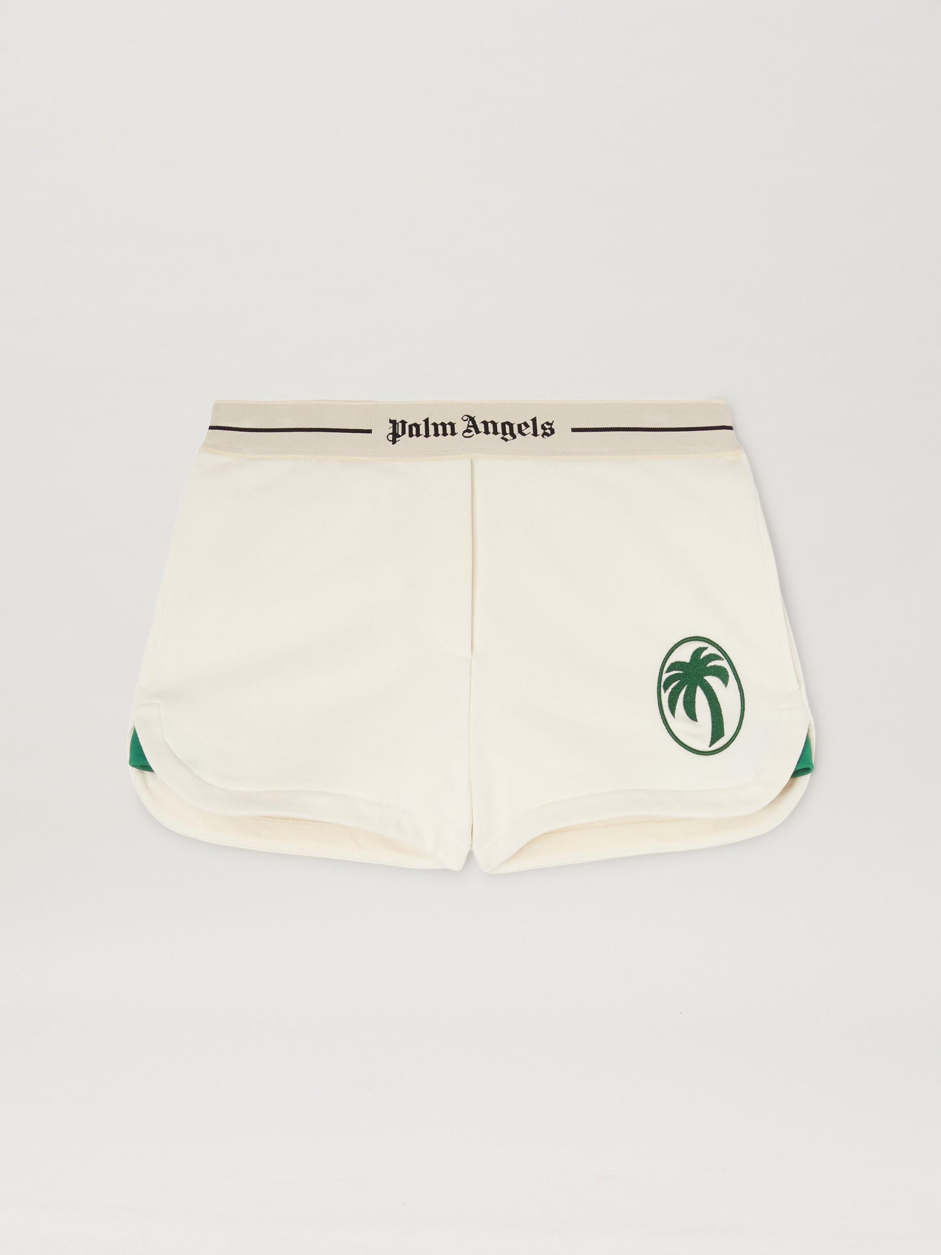 OVAL PALM SWEATSHORTS OFF WHITE - FOREST Product Image