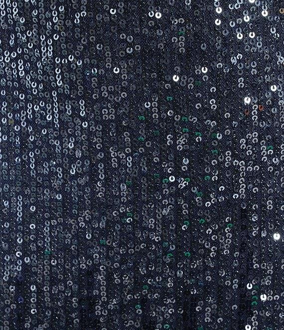 Pear Culture Ombre Sequin Front Cut-Out Mini Dress Product Image