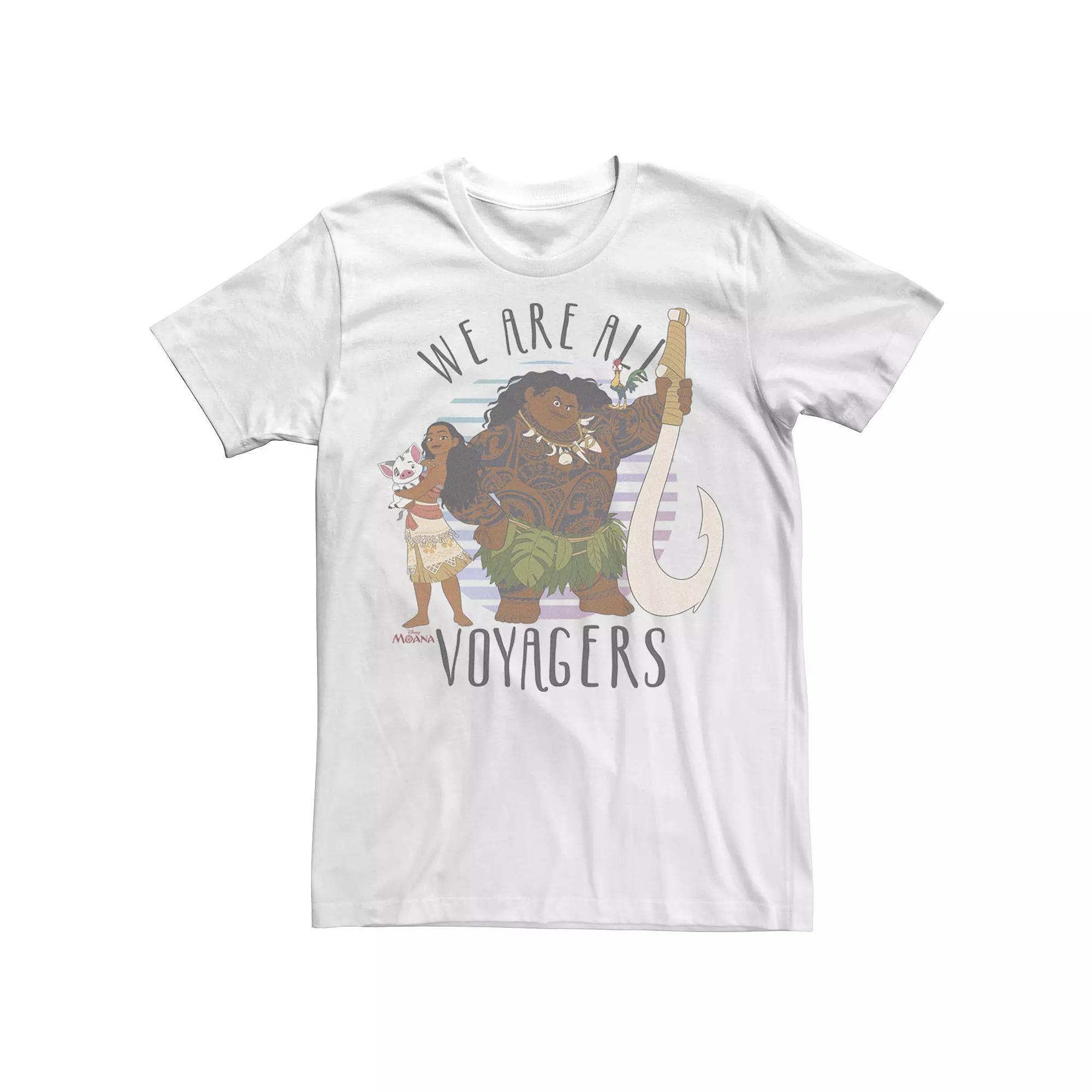 Men's Disney's Moana We Are All Voyagers Portrait Tee,  Product Image