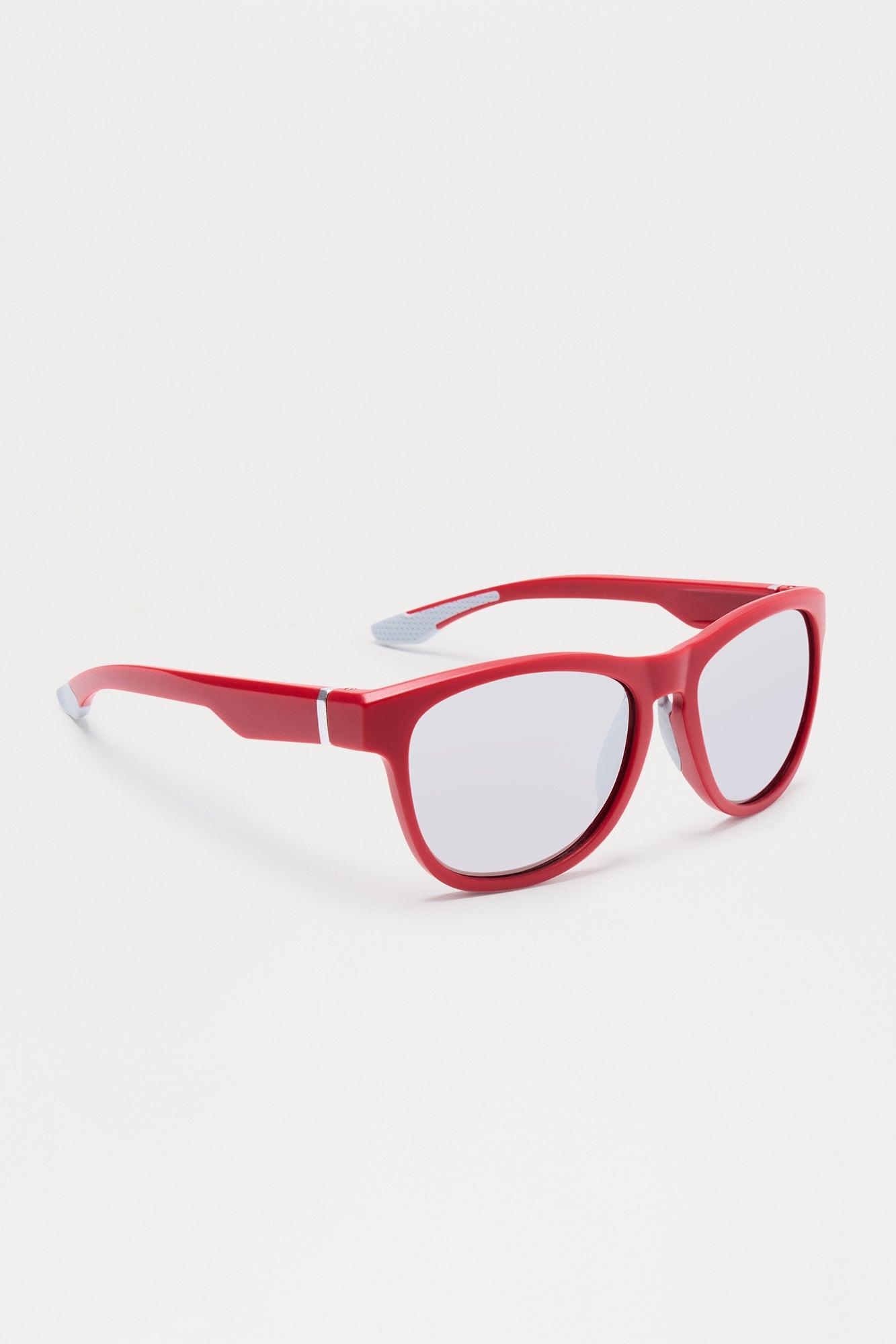 Pinehurst Round Sunglasses - Red Male Product Image