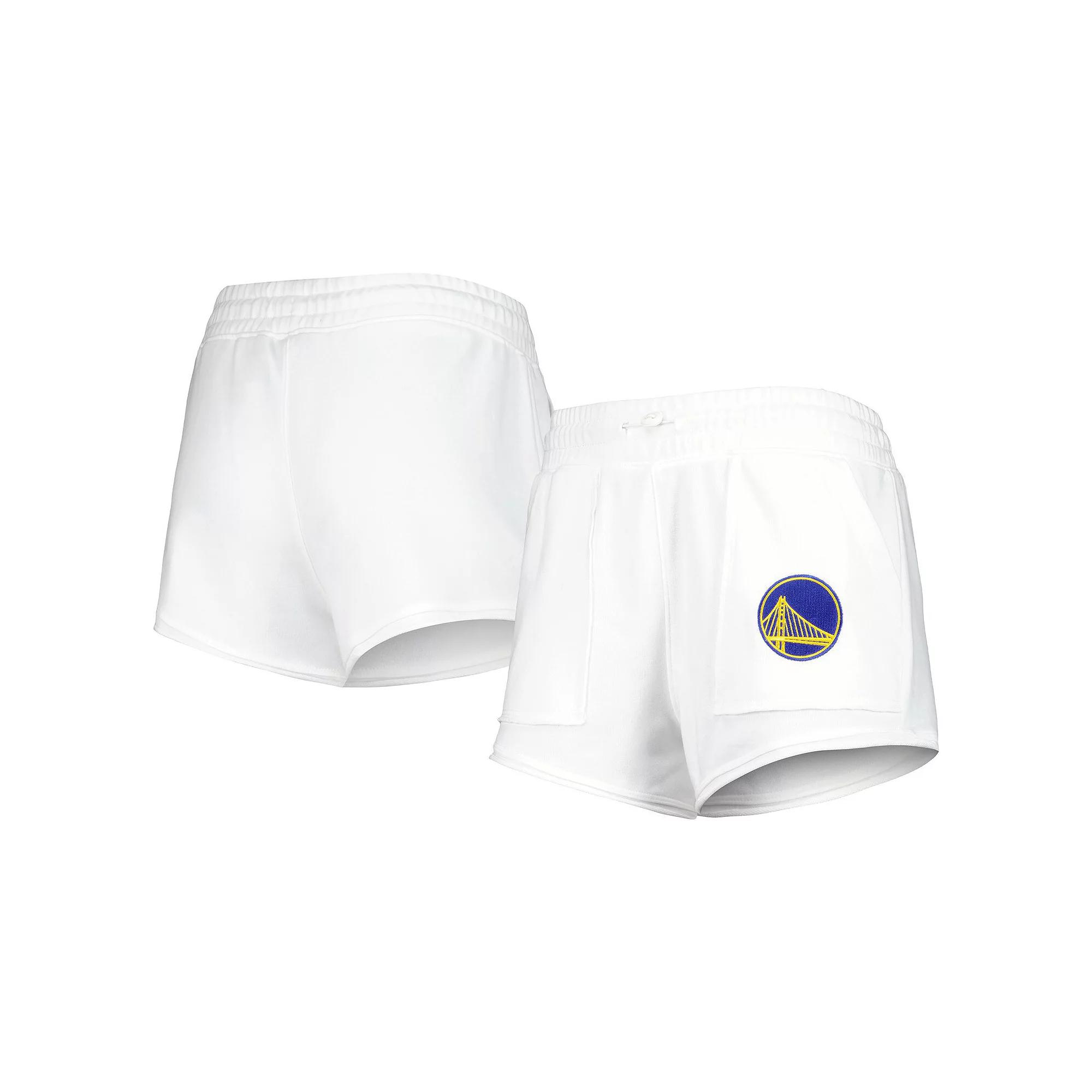 Women's Concepts Sport White Golden State Warriors Sunray Shorts,  Product Image