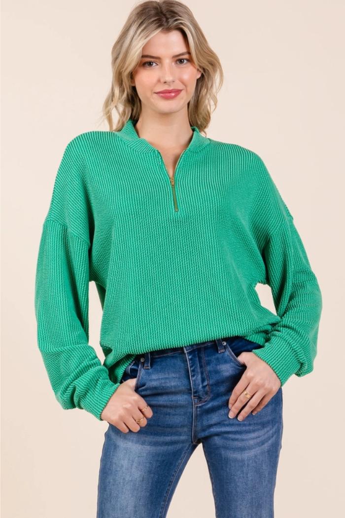 Comfy Rib Sweatshirt Product Image