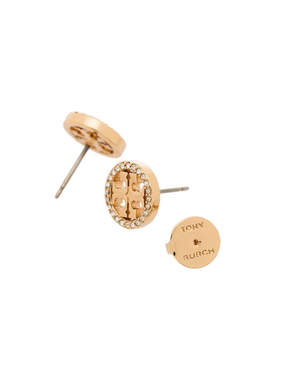 Miller pavé stud earrings Product Image