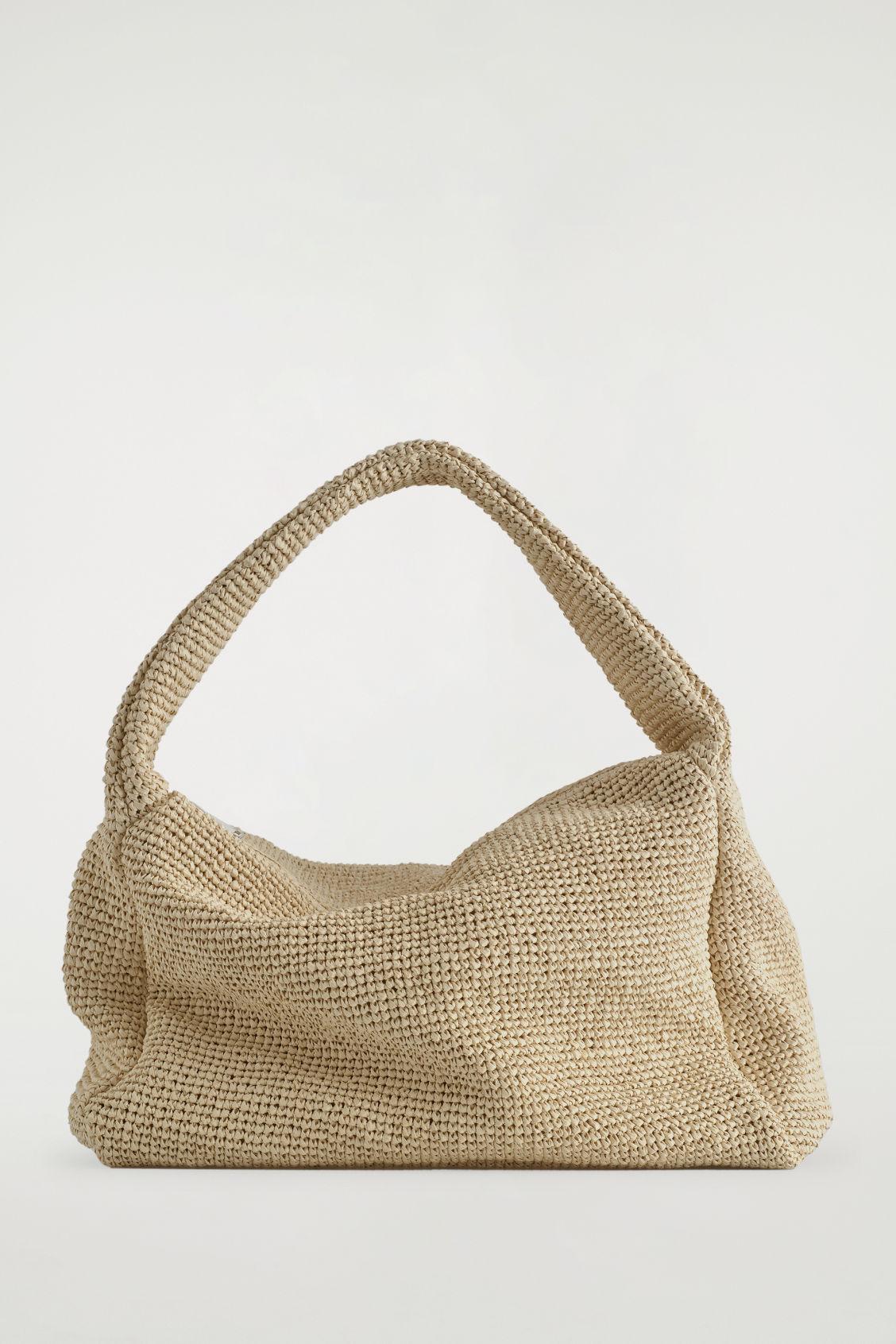 SLOUCHY TOTE BAG - RAFFIA Product Image
