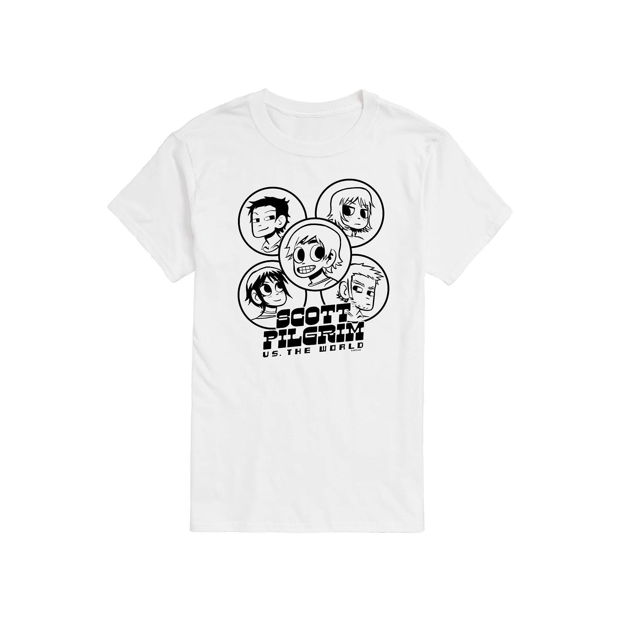 Men's Scott Pilgrim Vs The World Characters Graphic Tee,  Product Image