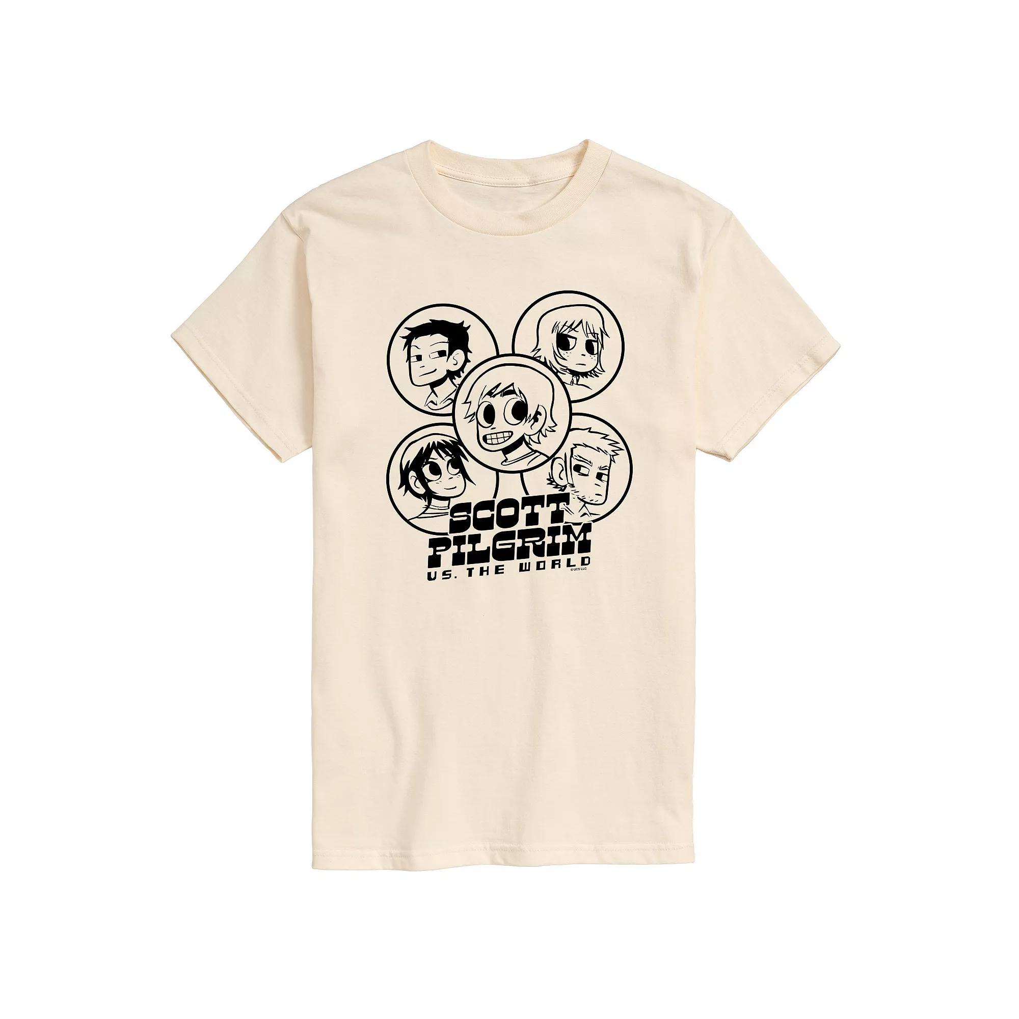 Men's Scott Pilgrim Vs The World Characters Graphic Tee,  Product Image