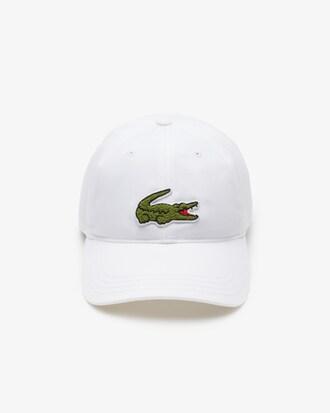 Crocodile Badge Cotton Twill Cap Product Image